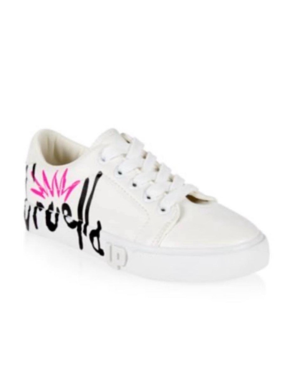 GROUND UP X CRUELLA Girl's Disney's Cruella Oversized-Print Lace-Up Sneakers 4